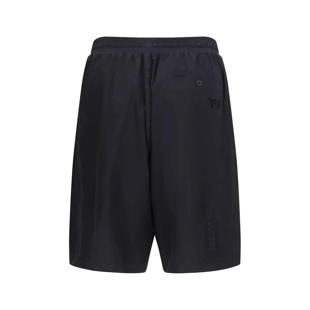 Bermuda Y-3 en polyester noir