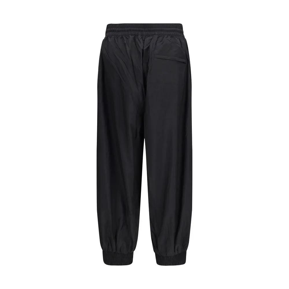 Pantalon en nylon noir pour homme – Pantalon de designer Y-3 Technical Three Stripe