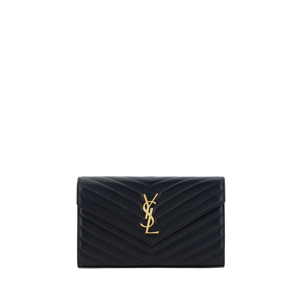 Sac bandoulière Saint Laurent Aries en agneau noir Ovis Avis