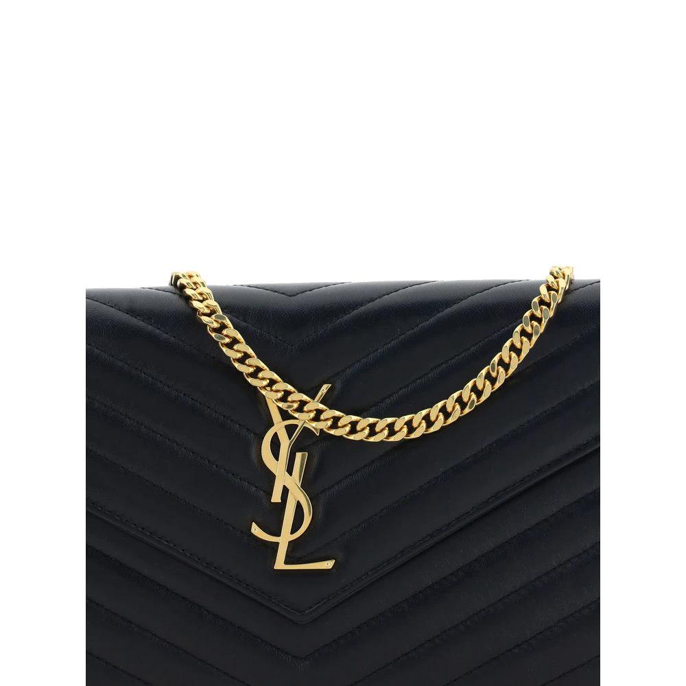Sac bandoulière Saint Laurent Aries en agneau noir Ovis Avis