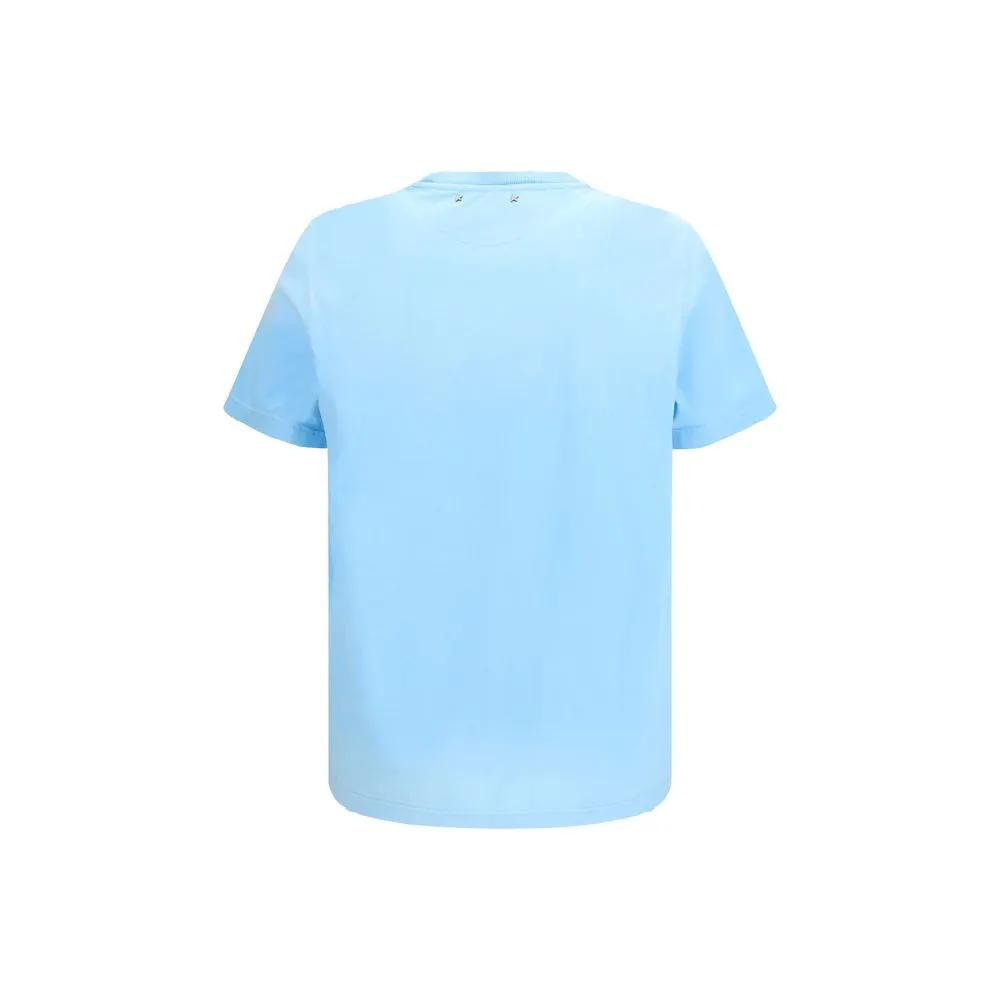 T-shirt en coton bleu Golden Goose