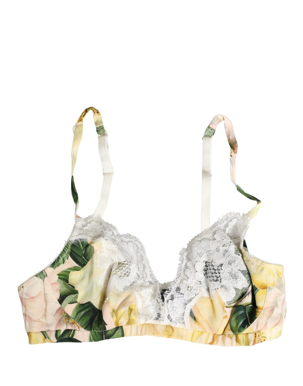 Soutien-gorge Dolce & Gabbana à bonnets souples imprimé floral multicolore