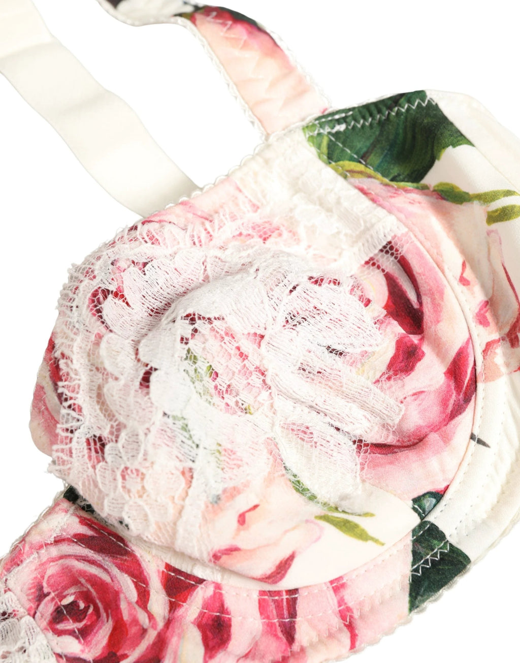 Sous-vêtement à armatures semi-rembourré fleuri multicolore Dolce & Gabbana