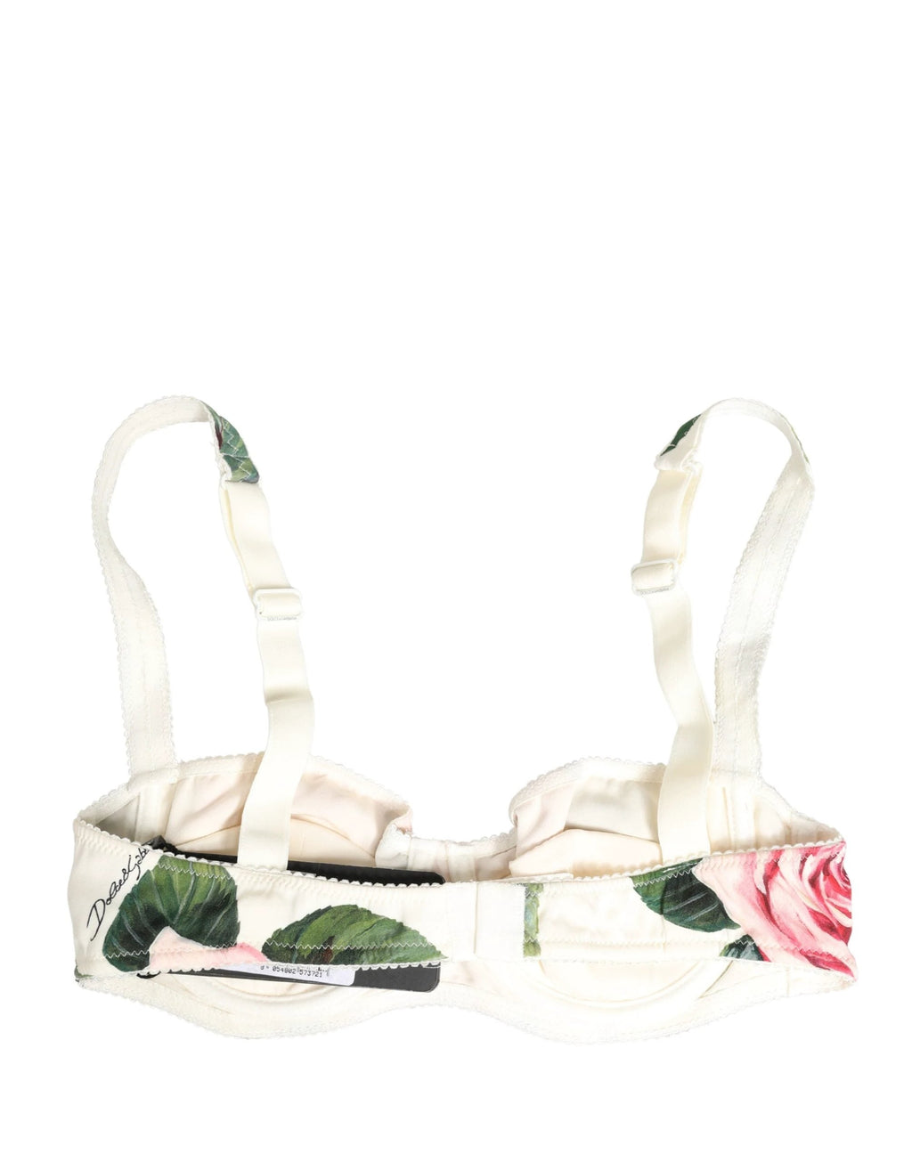 Sous-vêtement à armatures semi-rembourré fleuri multicolore Dolce & Gabbana