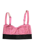 Dolce & Gabbana Pink Semi-Pad Underwire Balconette Bra Underwear