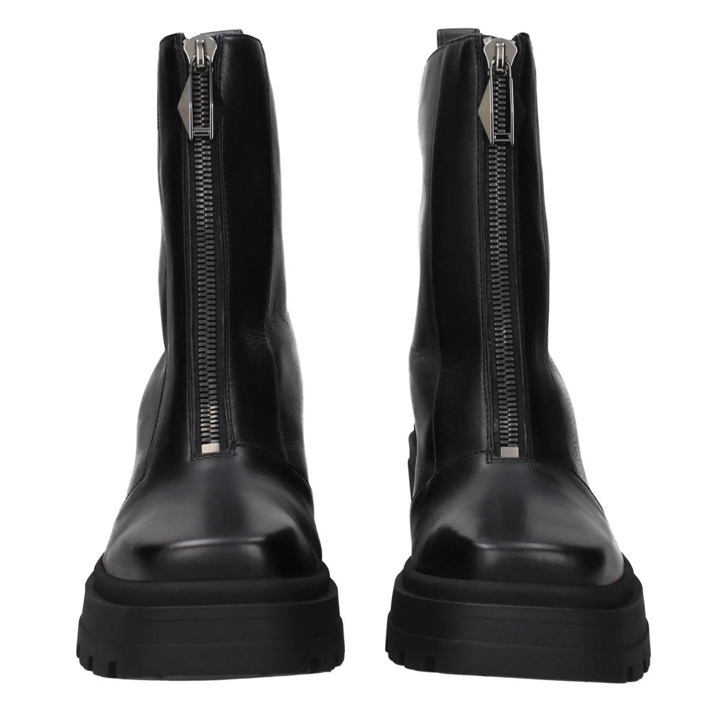 Bottines en cuir noir pour femme – Bottines à effet vieilli Eugenie 80 de Jimmy Choo