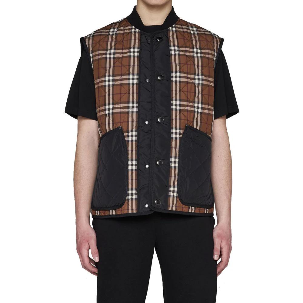 Gilet sans manches homme – Burberry motif check iconique polyester