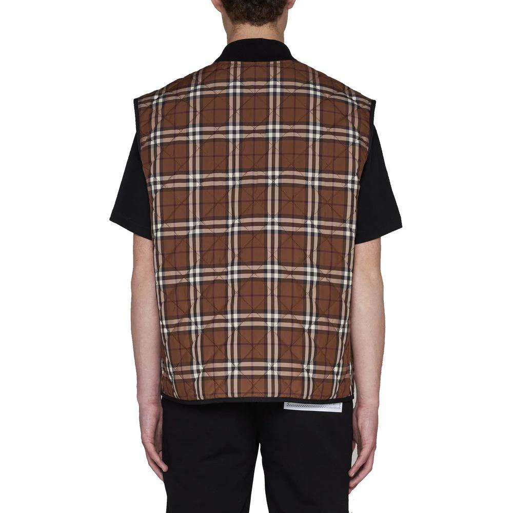 Gilet sans manches homme – Burberry motif check iconique polyester