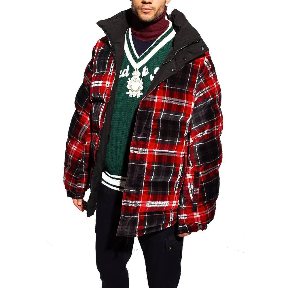 Blouson bomber noir homme – Dolce & Gabbana veste zippée logo