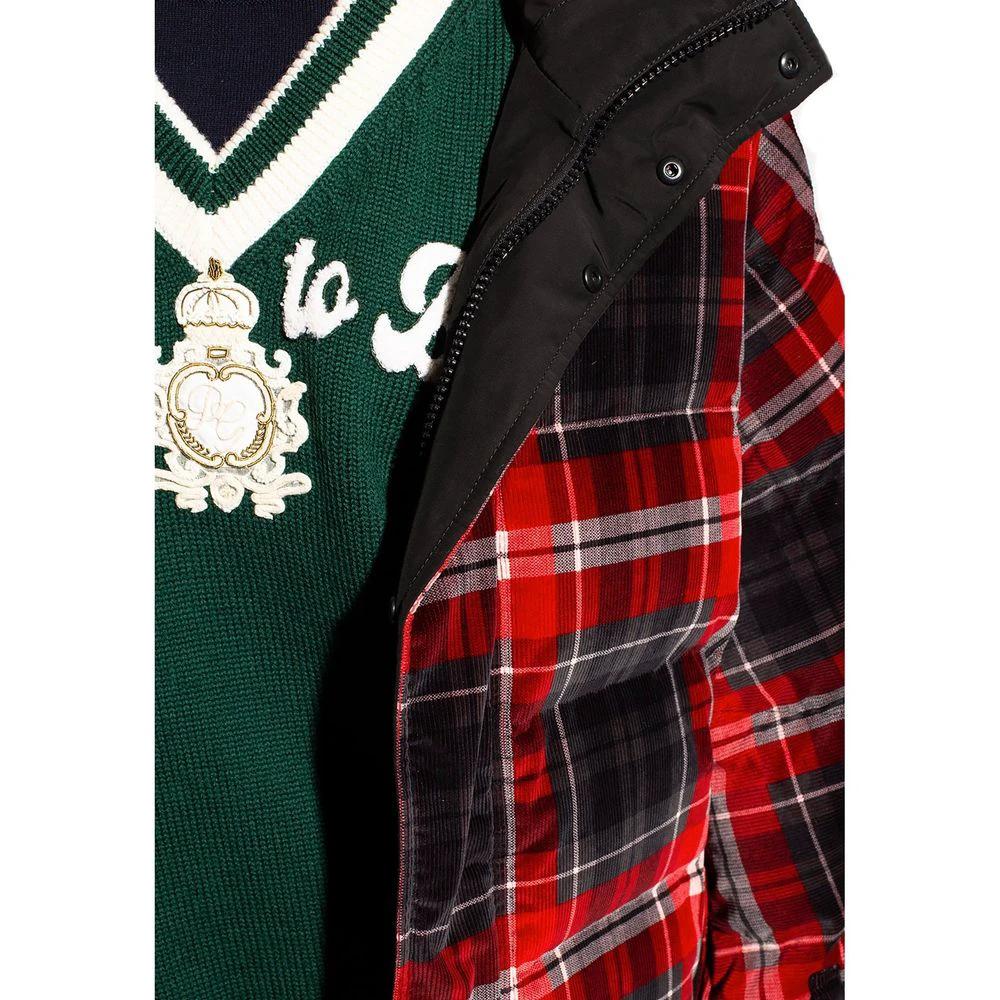 Blouson bomber noir homme – Dolce & Gabbana veste zippée logo
