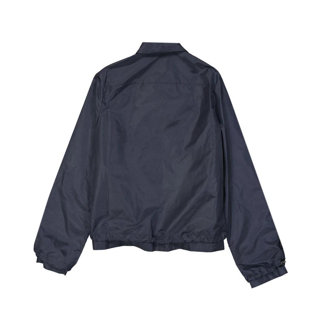 Veste shell bleue homme – Dior veste légère polyamide zippée