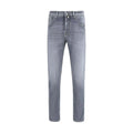Men’s Slim Fit Jeans – Jacob Cohën Scott Cropped Stonewashed Denim