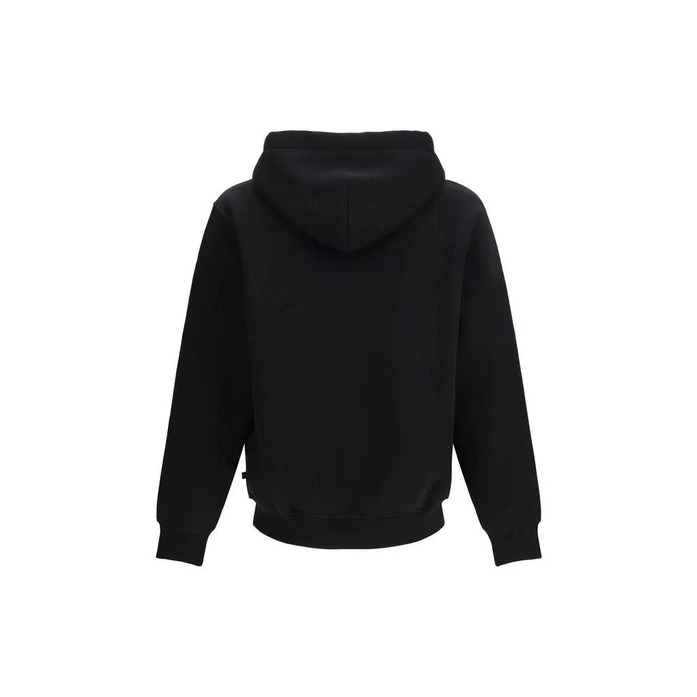 Sweat à capuche noir pour homme – Sweat-shirt Alpha Industries imprimé désert PE26