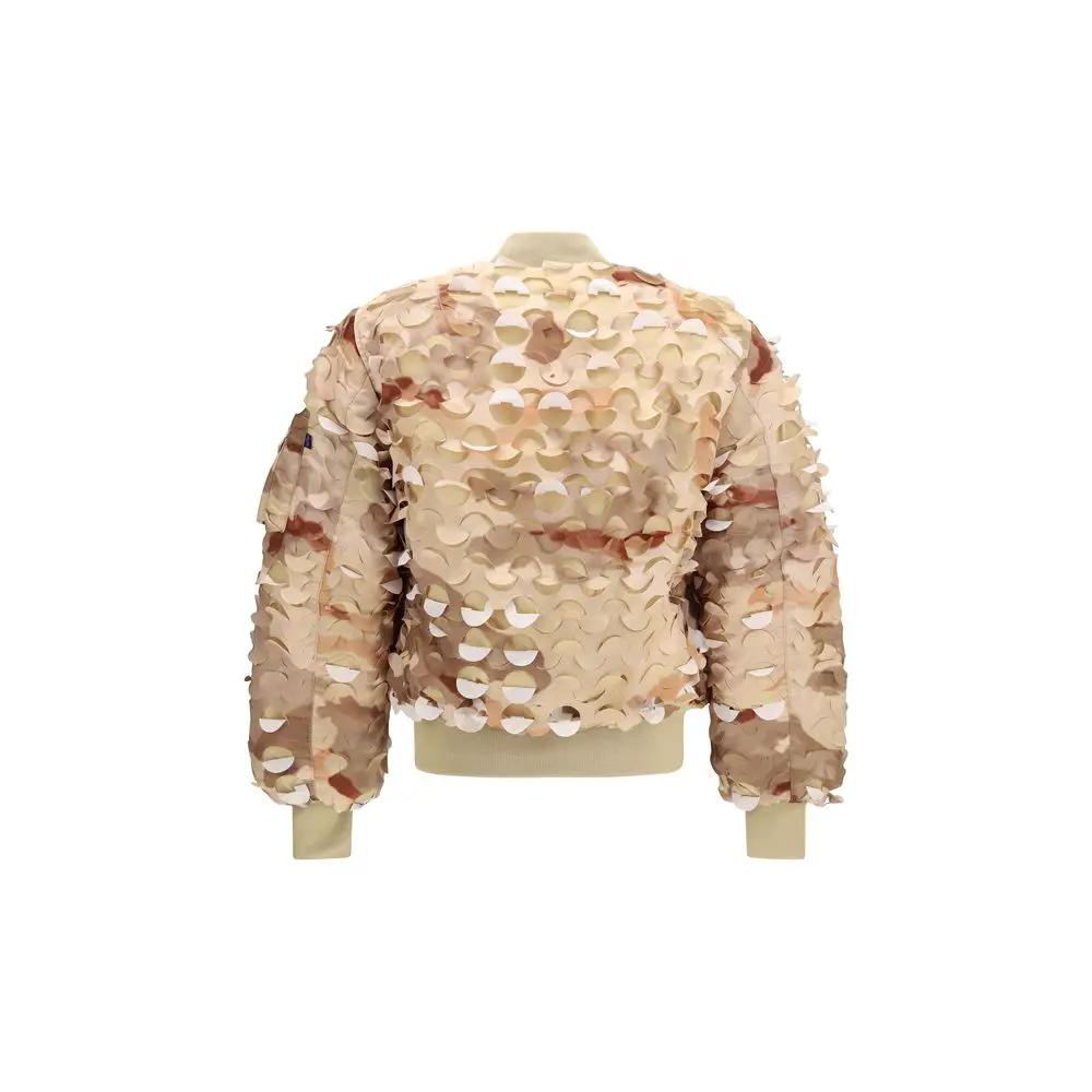 Men’s Gold Nylon Bomber Jacket – Alpha Industries MA-1 Ulcans Flight Jacket SS26
