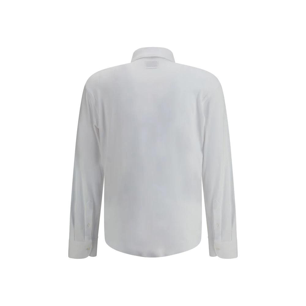 Chemise polo blanche homme – Brooksfield col cubain coton SS26