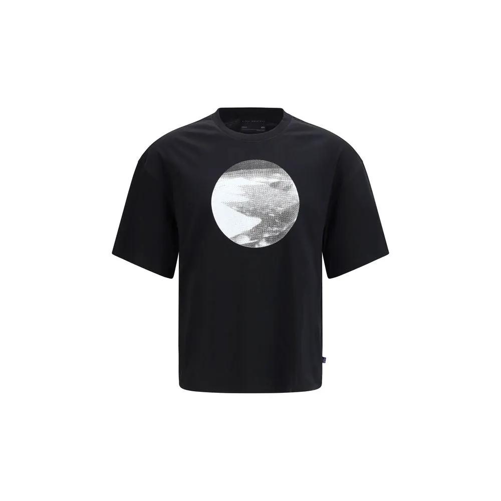 Men’s Black Printed T-Shirt – Alpha Industries Desert Cotton Tee SS26