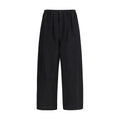 Men’s Black Linen Pyjama Pants – Lemaire Relaxed Fit Satin-Blend Trousers SS26
