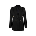 Blazer noir en laine vierge femme – Lanvin veste élégante tailleur