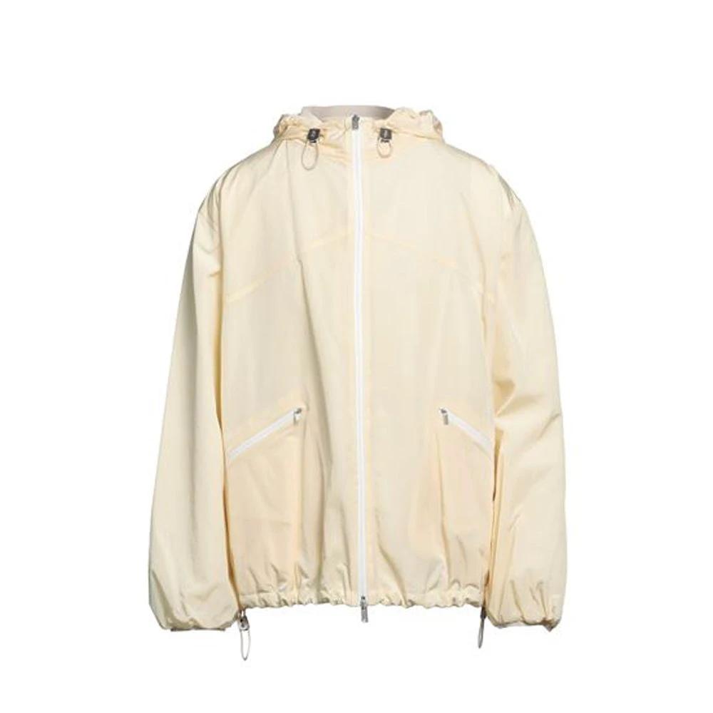 Veste shell bicolore homme – Jil Sander veste minimaliste à capuche