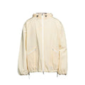 Veste shell bicolore homme – Jil Sander veste minimaliste à capuche