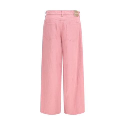 Pantalon décontracté en coton multicolore 'S Max Mara