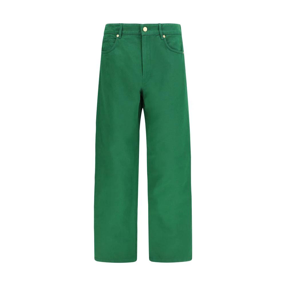 Women’s Cotton Linen Pants – S Max Mara Straight-Leg Casual Trousers SS26