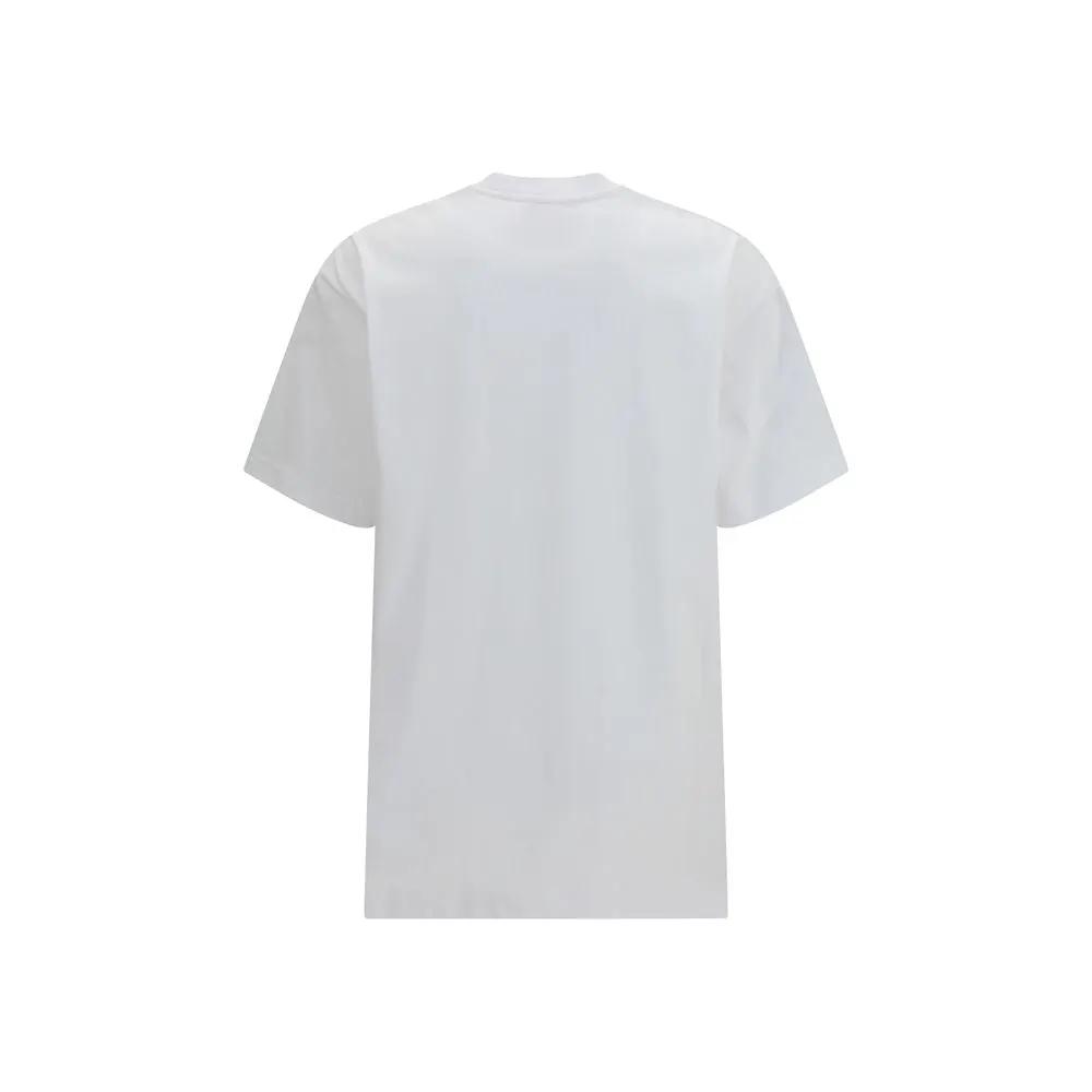 T-shirt blanc à logo pour femme – T-shirt en coton Gucci Interlocking GG PE26