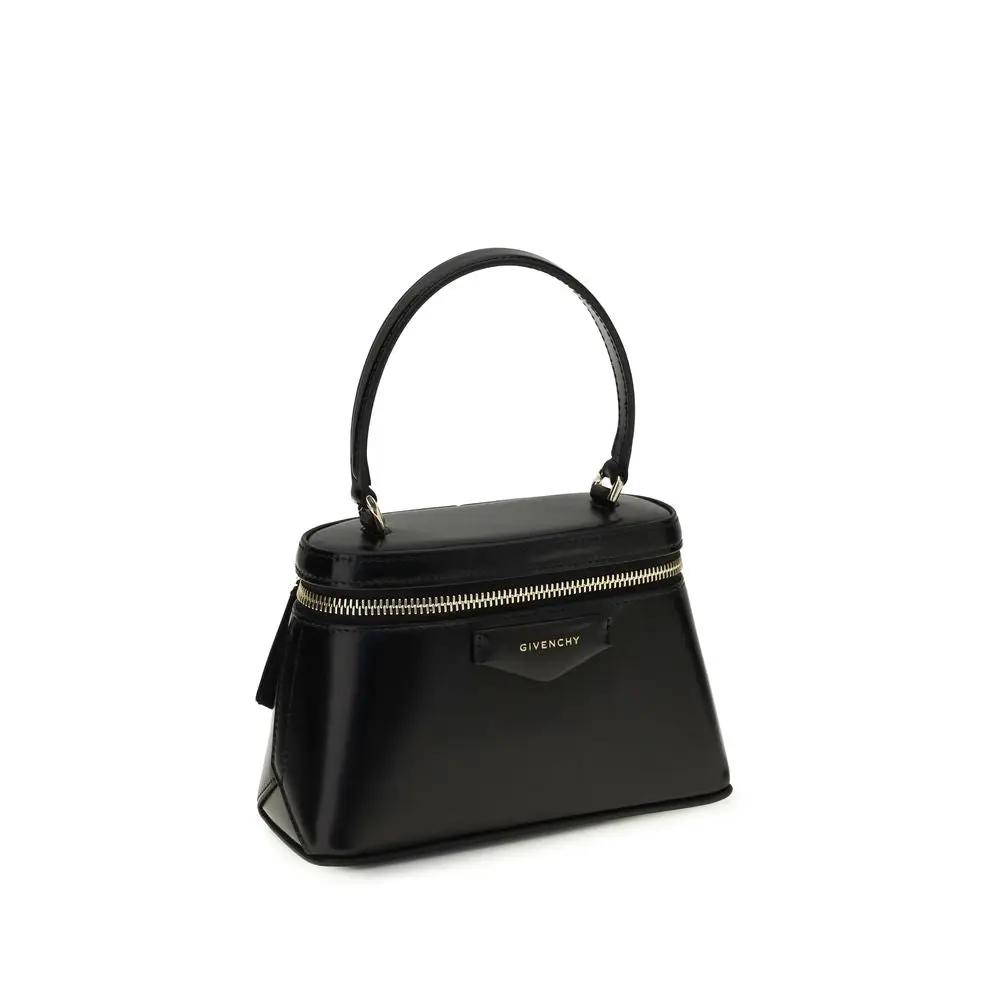 Mini sac à main en cuir noir pour femme – Sac à main Givenchy Antigona Mini Chain SS26