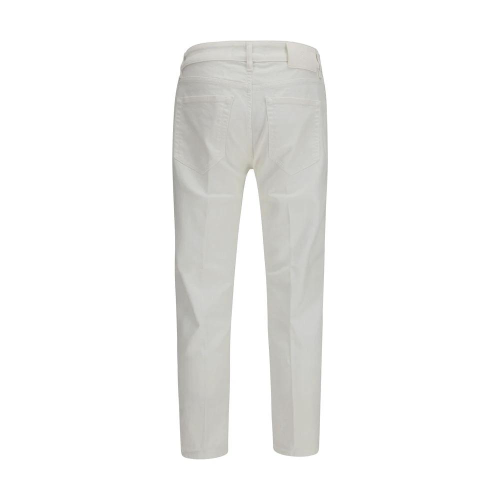 PT Torino Jean fuselé en coton blanc
