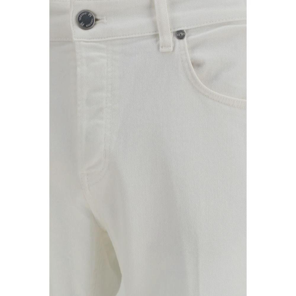PT Torino Jean fuselé en coton blanc