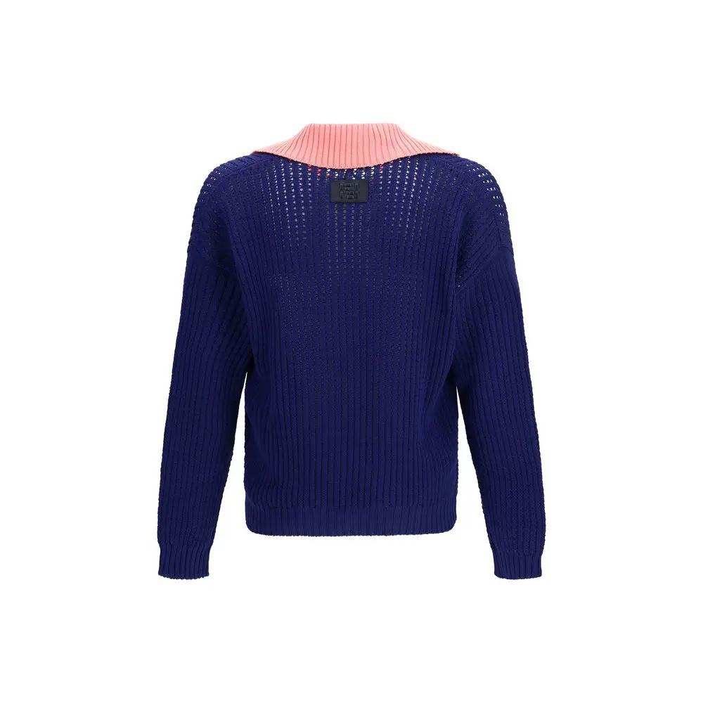 Sweat-shirt Fendi en coton bleu