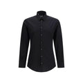 Chemise habillée en coton noir Dolce &amp; Gabbana