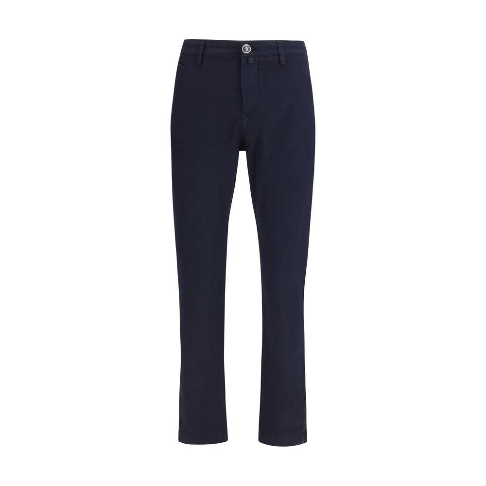Men’s Blue Cotton Chino Pants – Jacob Cohën Bobby Slim Fit Trousers SS26