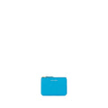 Men’s Blue Leather Zip Wallet – Comme des Garçons Coin Purse Minimal Design SS26