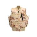 Blouson de motard en nylon beige ALPHA INDUSTRIES