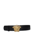 Ceinture noire en cuir pour homme – Ceinture classique de designer Versace