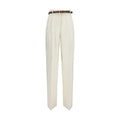 Max Mara Beige Linen Casual Pants