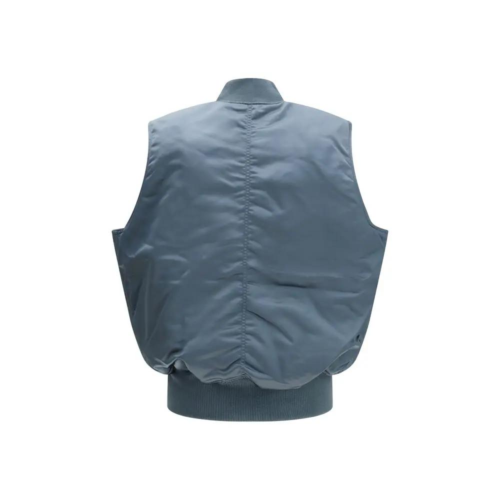 ALPHA INDUSTRIES Blue Nylon Sleveless Jacket