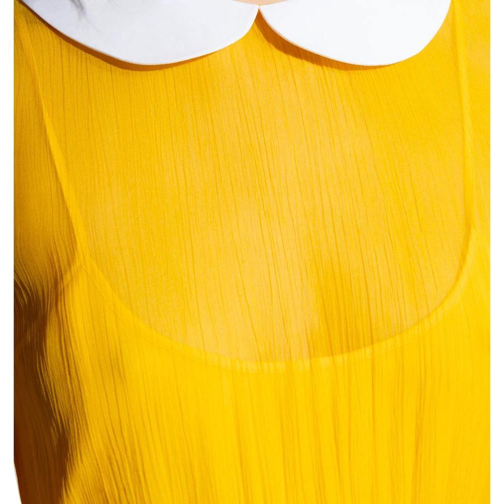 Women’s Bicolor Acetate Dress – Gucci Long Sleeve Silk Blend Designer Dress