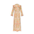 Robe multicolore en coton femme – Gucci robe col mandarin dentelle