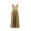 Robe dorée sans manches femme – Prada robe élégante col V
