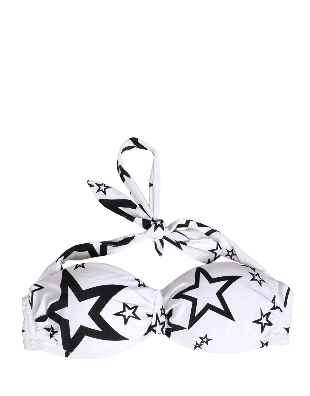 Dolce & Gabbana White Millennials Star Padded Bandeau Underwear
