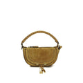 Sac bandoulière Mini Marcie pour femme – Sac de créateur Chloé en cuir velours à pampilles