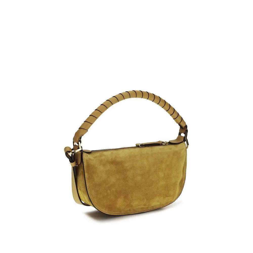 Sac bandoulière Mini Marcie pour femme – Sac de créateur Chloé en cuir velours à pampilles