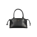 Women’s Black Handbag – Twinset Drawstring Logo Bag with Pouch