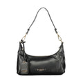Women’s Black Handbag – Twinset Logo Zip Shoulder Bag