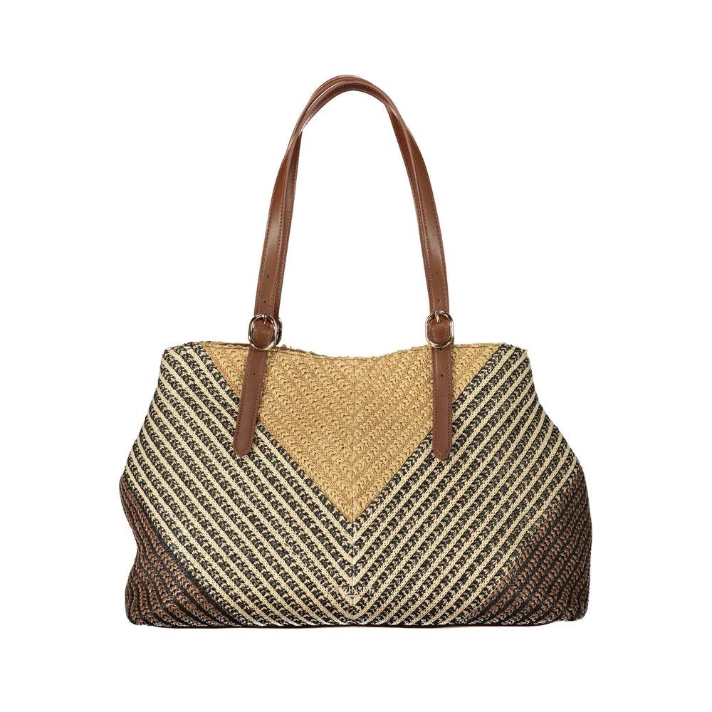 Sac marron femme – Twinset sac épaule logo fermeture pression