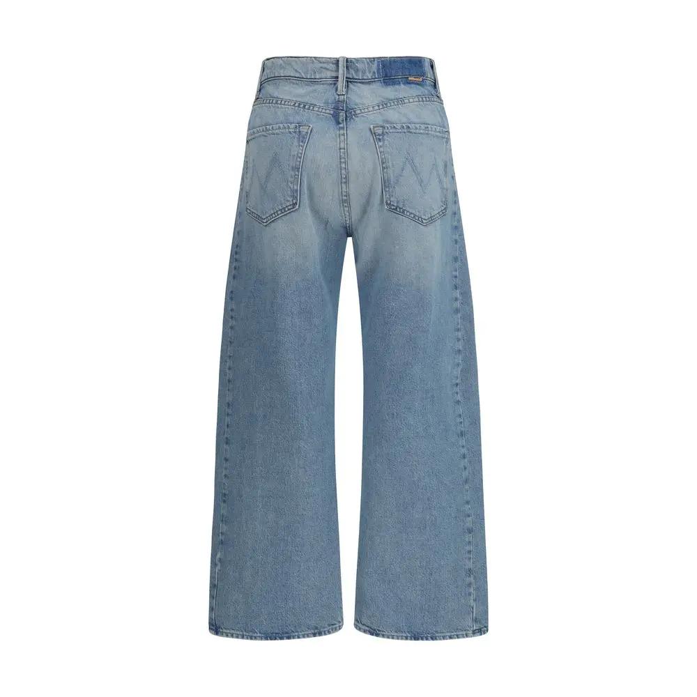 Women’s High-Waisted Wide-Leg Jeans – Mother Denim Half Pipe Ankle Jeans SS26