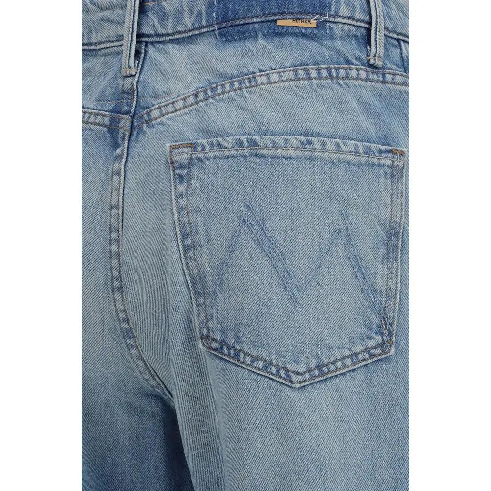 Women’s High-Waisted Wide-Leg Jeans – Mother Denim Half Pipe Ankle Jeans SS26