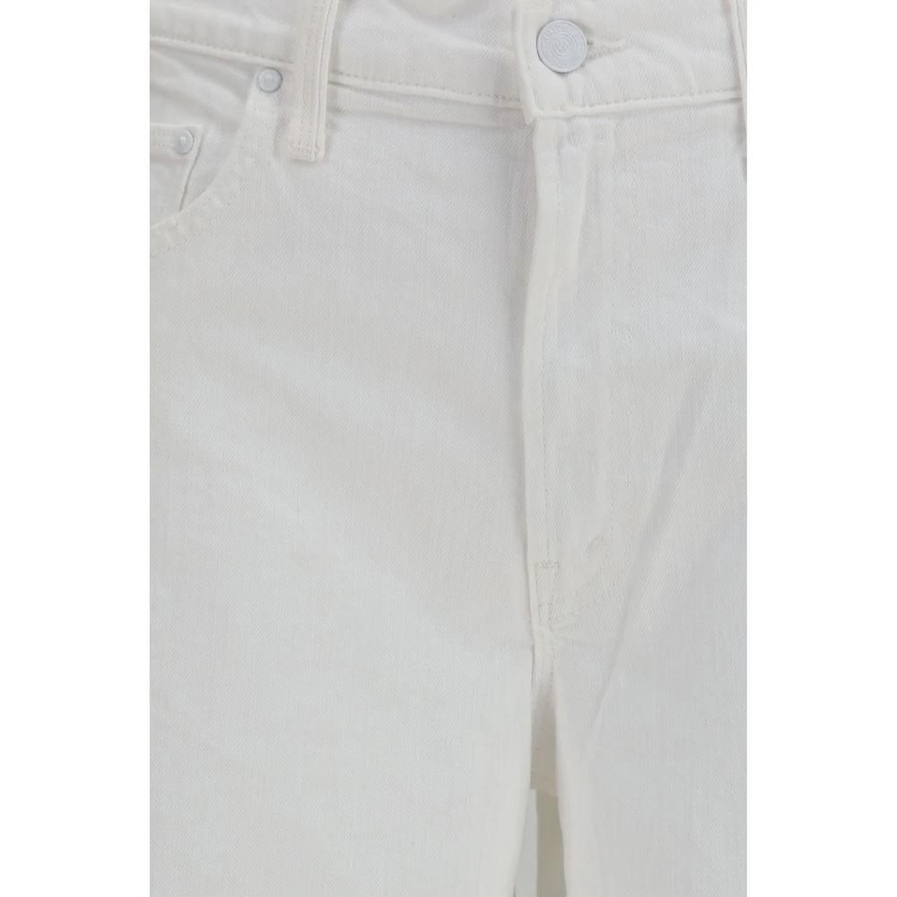 Jean en coton blanc Mother Denim